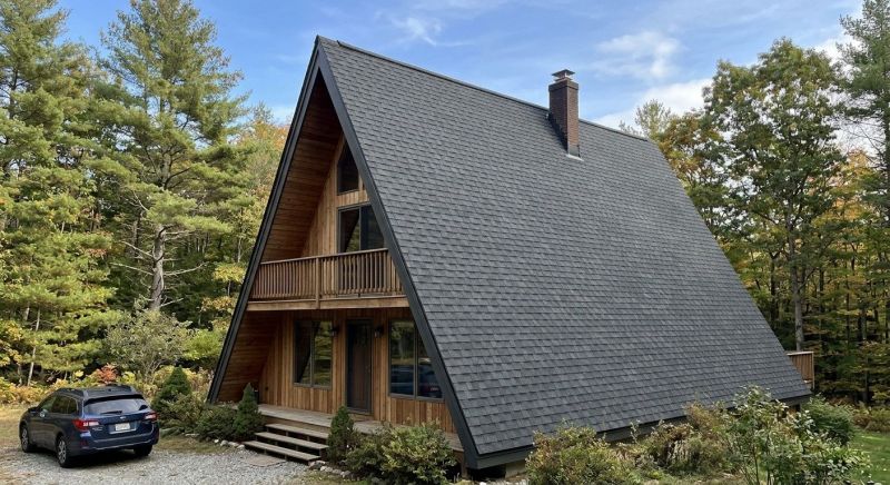 A Frame Roof Installation in Rappahannock County, VA