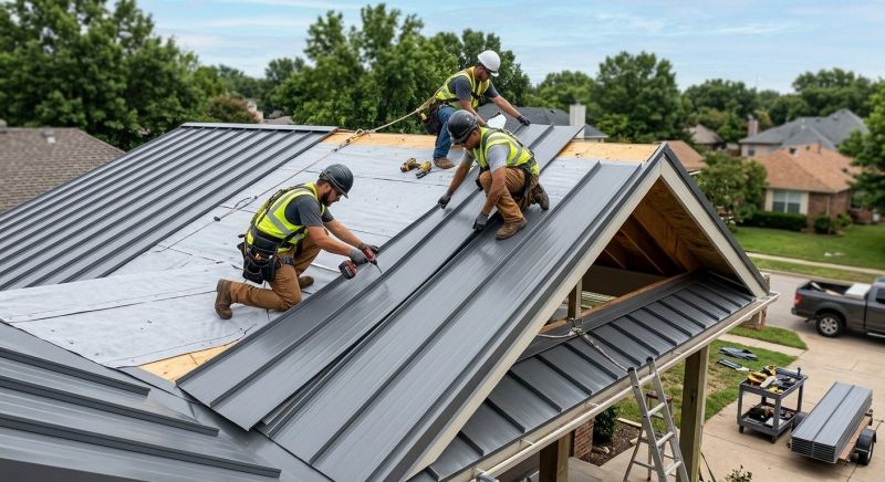 Aluminum Roof Installation in Boston, VA