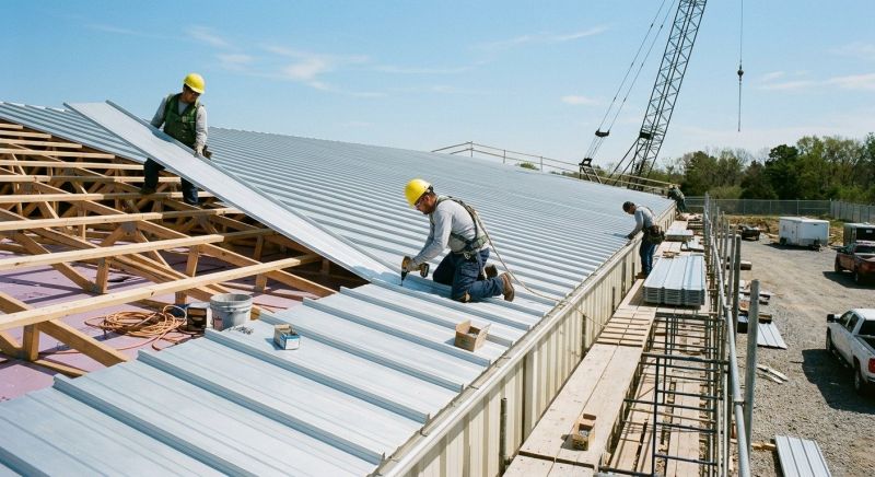 Aluminum Roof Installation in Marshall, VA