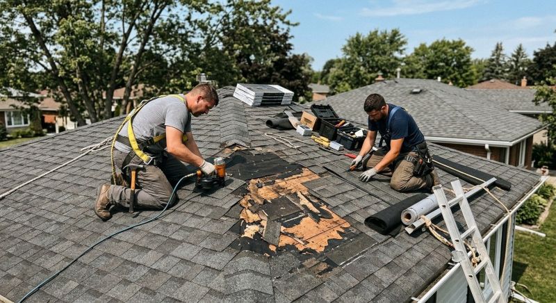 Asphalt Roof Repair in Woodville, VA