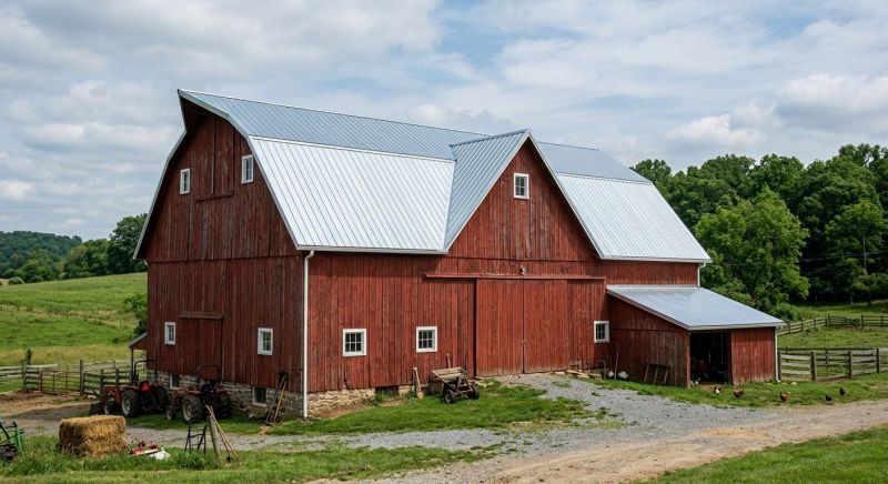 Barn Roof Replacement in Rappahannock County, VA