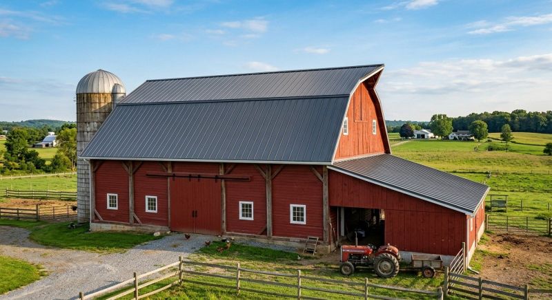 Barn Roof Replacement in Madison, VA