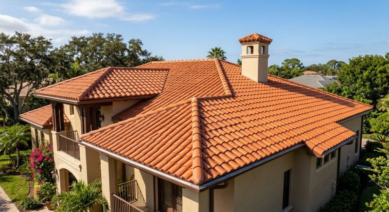 Barrel Tile Roof Installation in Rappahannock County, VA