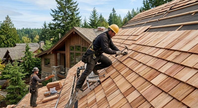 Cedar Roof Construction in Rappahannock County, VA