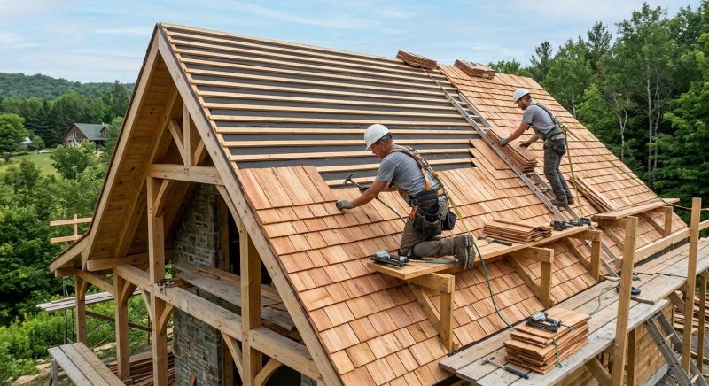 Cedar Roof Installation in Madison, VA
