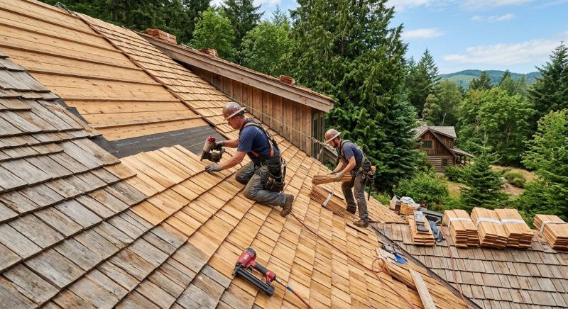 Cedar Roof Installation in Shenandoah, VA