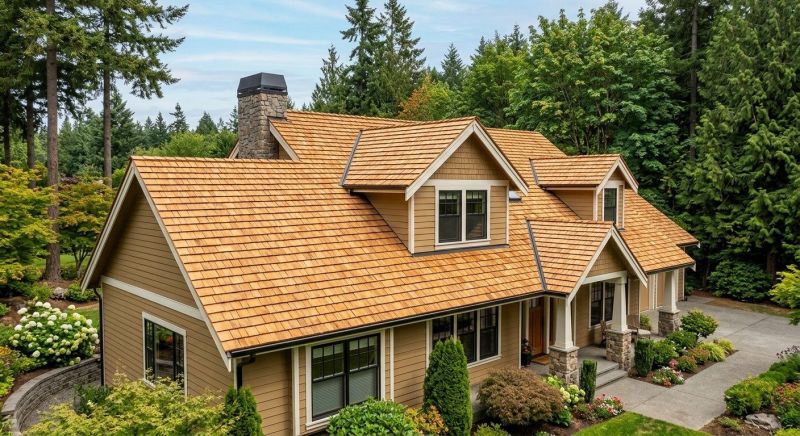 Cedar Shake Roof Construction in Madison, VA