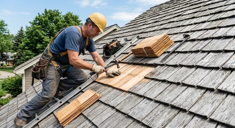 Cedar Shake Roof Repair in Warren County, VA