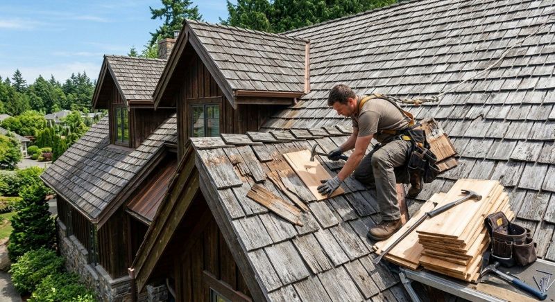 Cedar Shingles Repair in Marshall, VA
