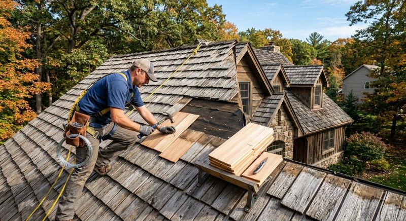Cedar Shingles Repair in Rockingham County, VA