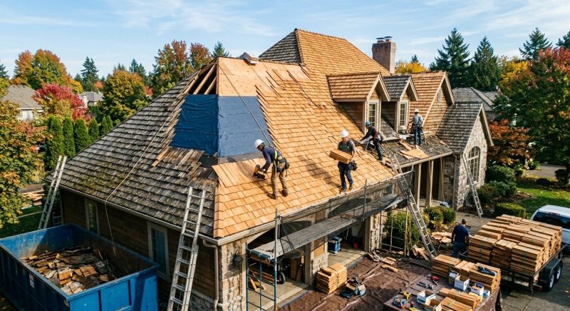 Cedar Shingles Replacement in Rockingham County, VA