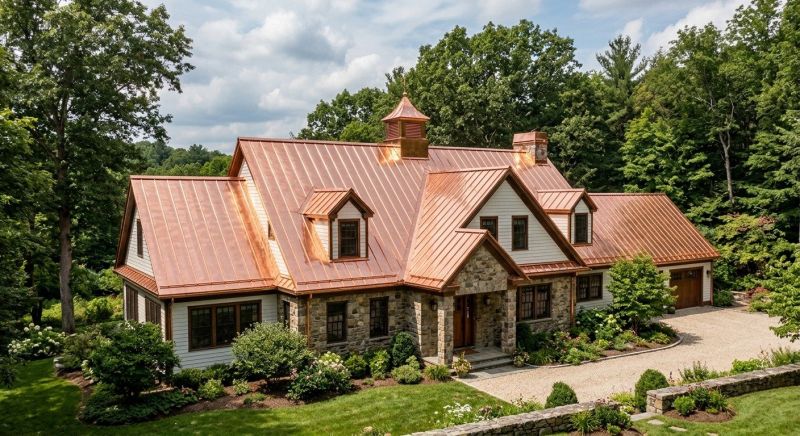 Copper Roof Replacement in Rappahannock County, VA