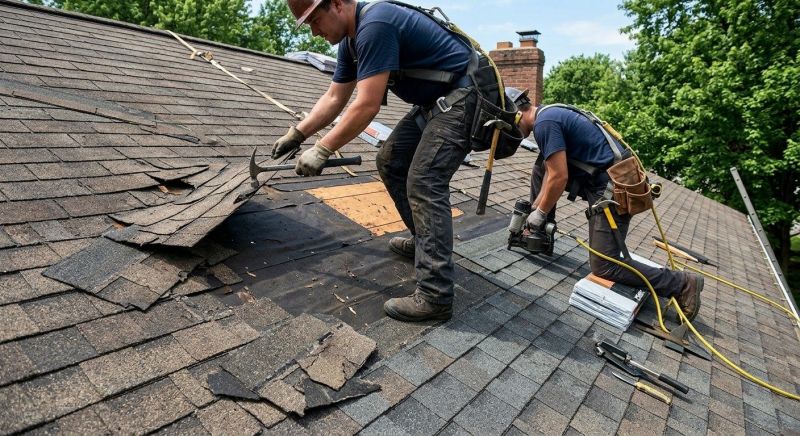Damaged Roof Repair in Luray, VA