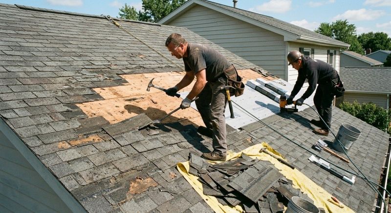 Damaged Roof Repair in Woodville, VA