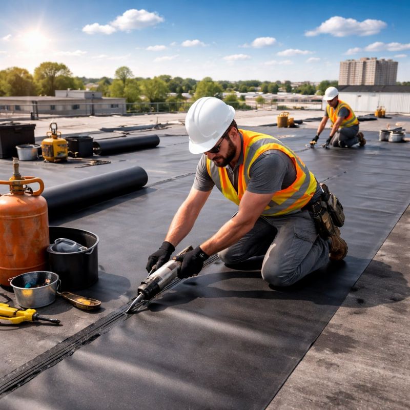Epdm Roof Installation in Rappahannock County, VA