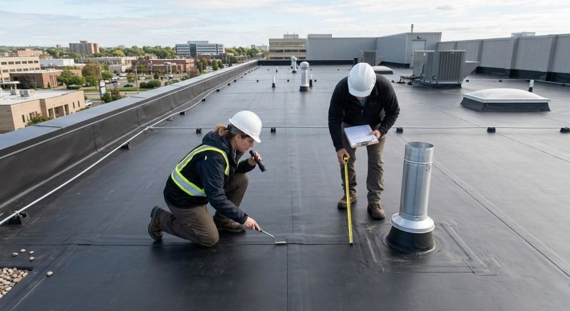 Flat Roof Inspection in Rappahannock County, VA