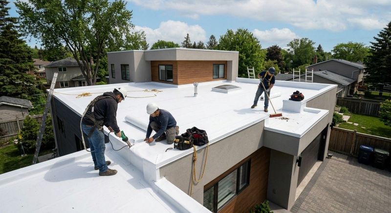 Flat Roof Installation in Madison, VA