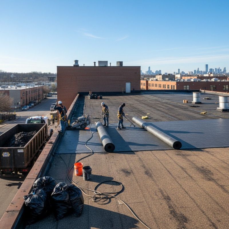 Flat Roof Replacement in Page County, VA
