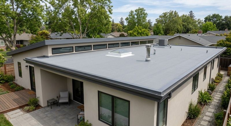 Flat Roof Replacement in Woodville, VA