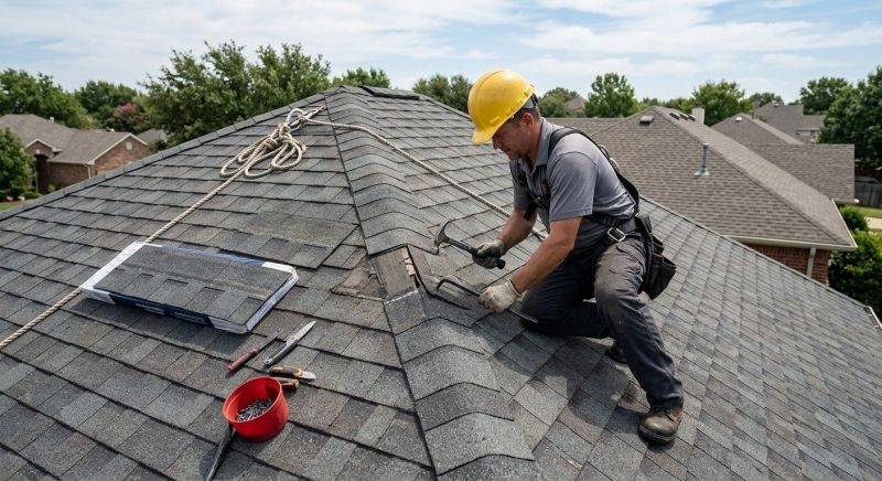 Hip Roof Shingle Repair in Rappahannock County, VA