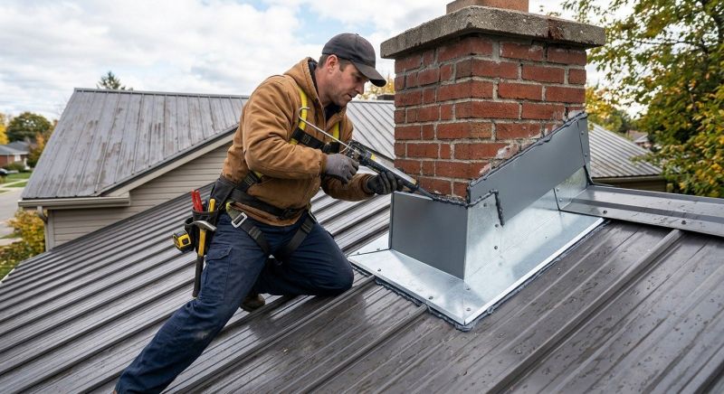Metal Roof Flashing Repair in Rappahannock County, VA