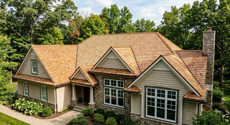 Natural Wood Roof Installation in Rappahannock County, VA