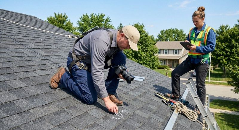 Roof Damage Inspection in Marshall, VA
