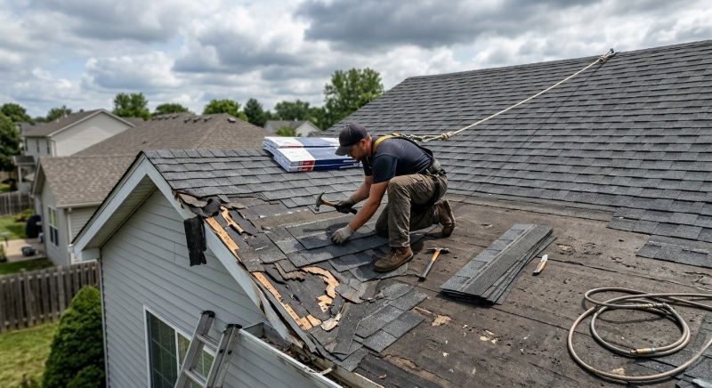 Roof Damage Repair in Boston, VA
