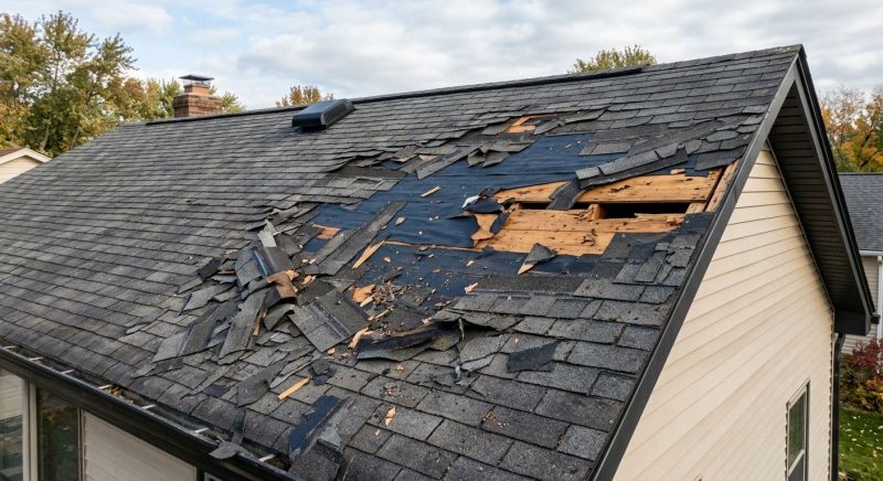 Roof Damage Repair in Woodstock, VA