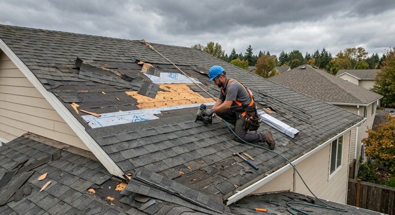 Roof Damage Restoration in Madison, VA
