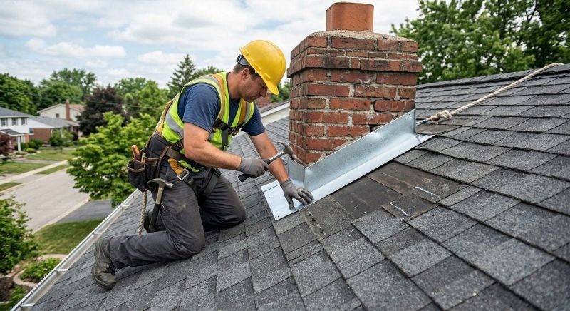Roof Flashing Installation in Woodville, VA