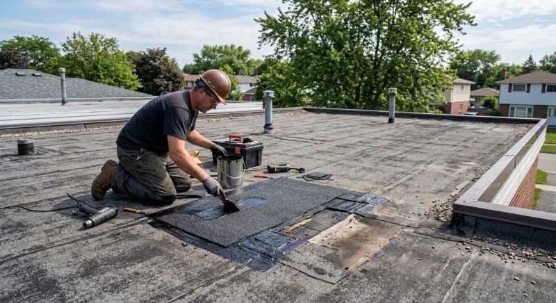 Rubber Roof Repair in Brandy Station, VA