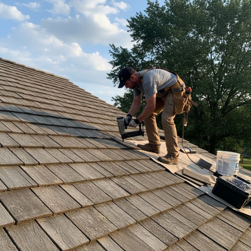 Shake Shingle Repair in Rockingham County, VA