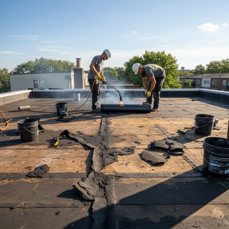 Single Ply Roof Repair in Luray, VA