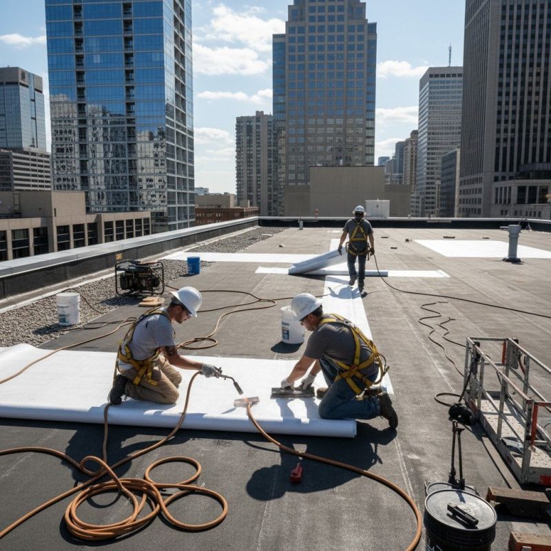 Single Ply Roof Repair in Warren County, VA