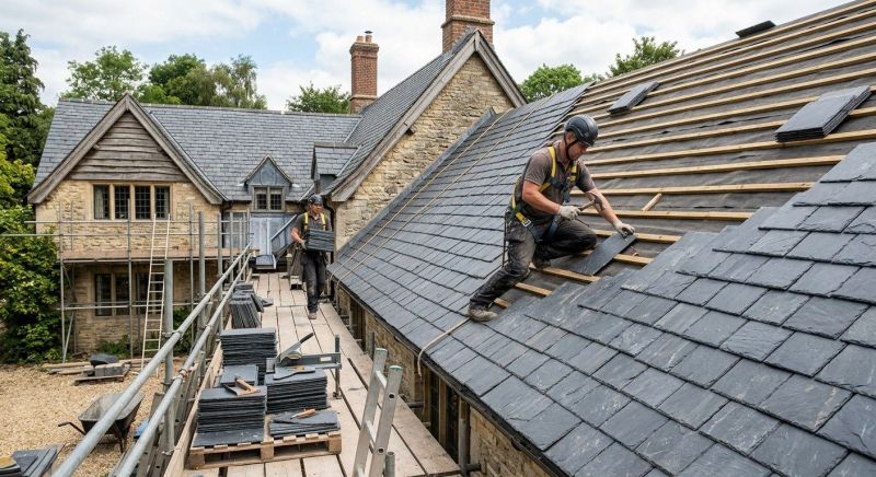 Slate Roof Construction in Rappahannock County, VA