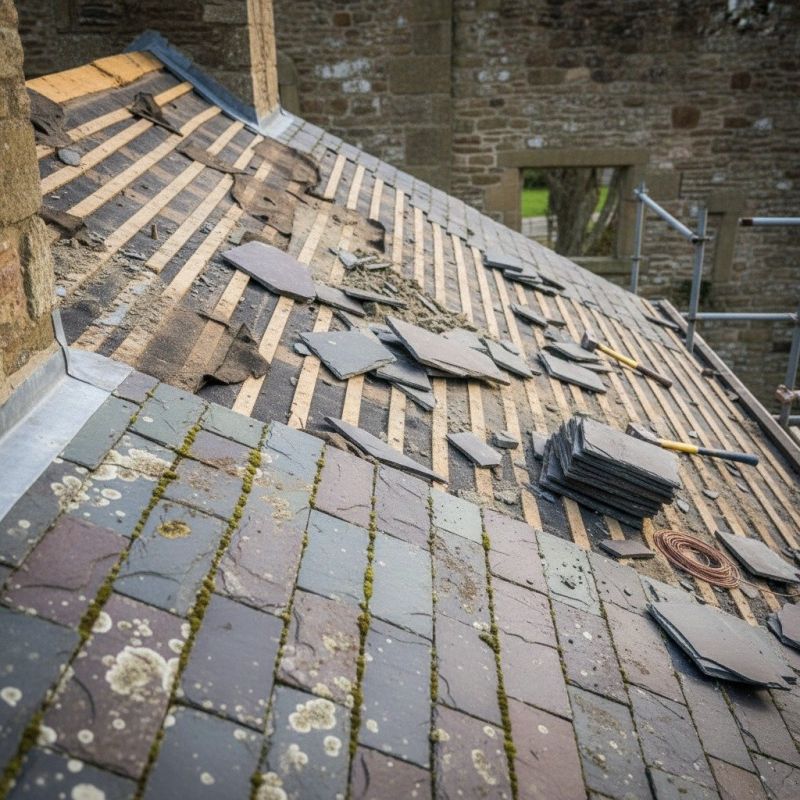 Slate Roof Replacement in Culpeper County, VA
