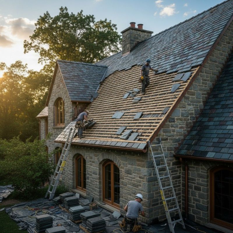 Slate Roof Replacement in Rappahannock County, VA