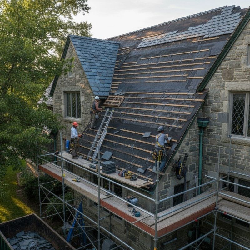 Slate Roof Replacement in Shenandoah, VA