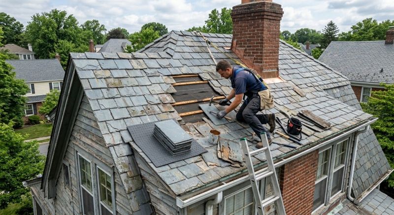 Slate Shingles Repair in Shenandoah, VA