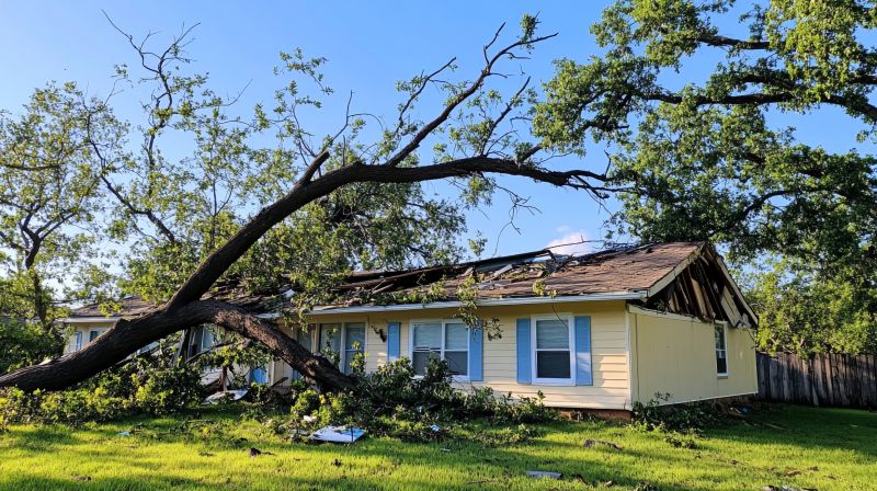 Storm Damage Roof Repair in Boston, VA