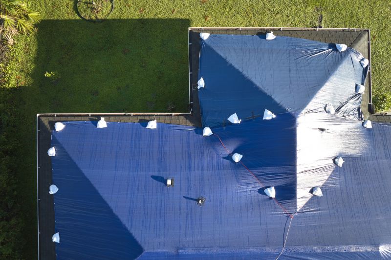 Storm Damage Roof Tarping in Rappahannock County, VA
