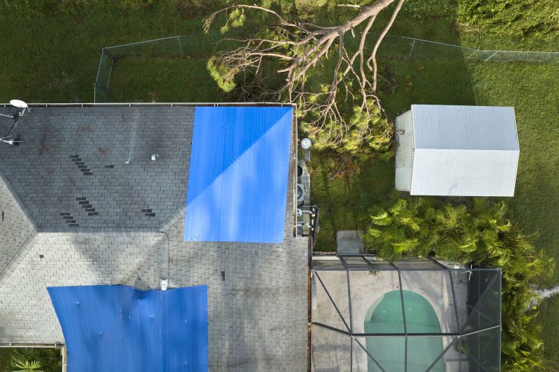 Storm Damage Roof Tarping in Rappahannock County, VA