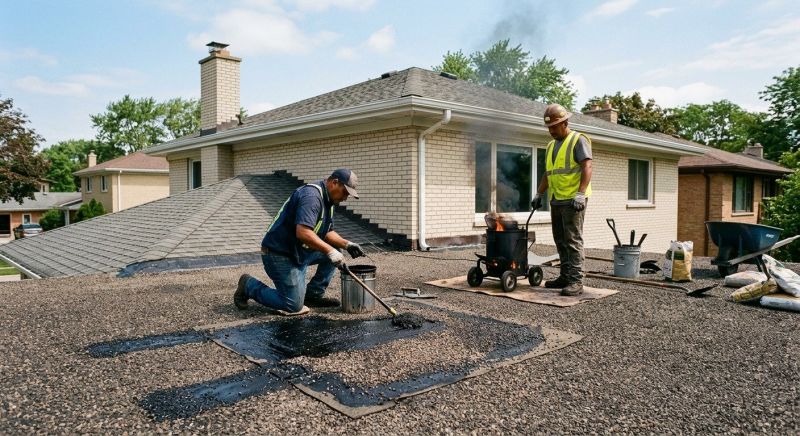Tar And Gravel Roof Repair in Brandy Station, VA