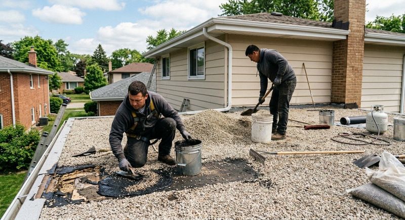 Tar And Gravel Roof Repair in Syria, VA