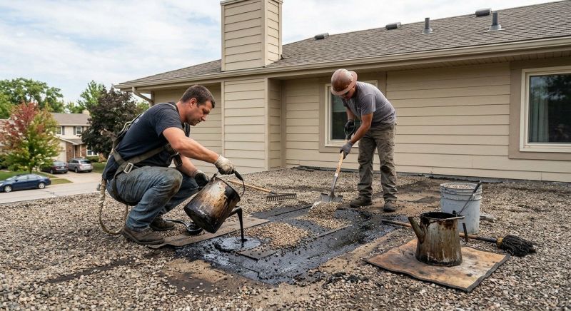Tar And Gravel Roof Repair in Woodville, VA