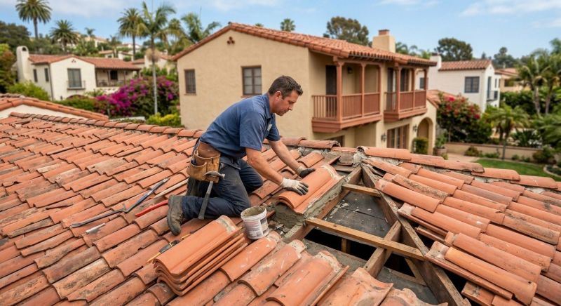 Tile Roof Repair in Amissville, VA