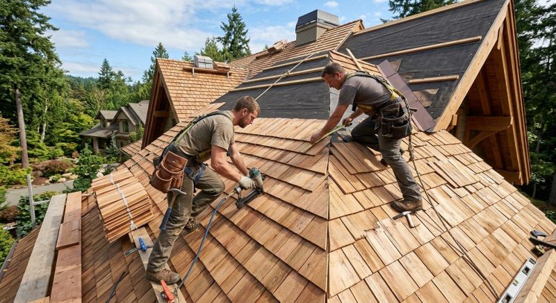 Wood Roofing Installation in Marshall, VA