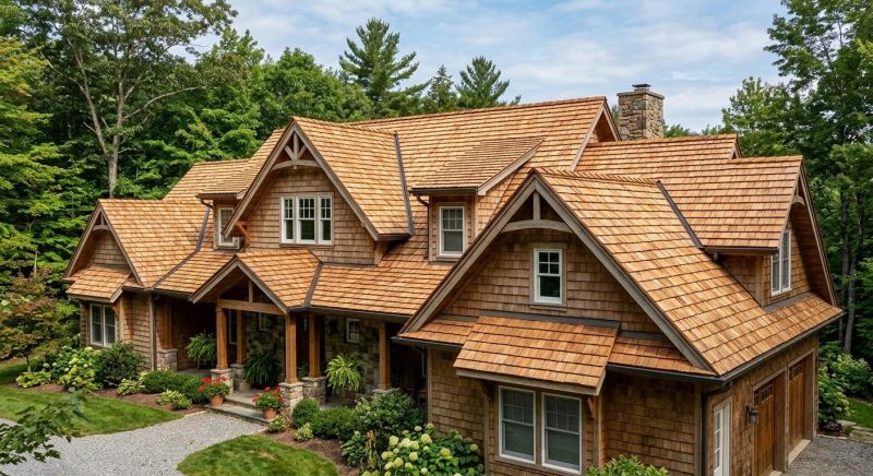 Wood Roofing Installation in Shenandoah, VA