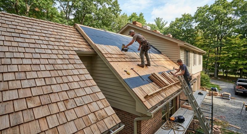 Wood Roofing Installation in Woodstock, VA